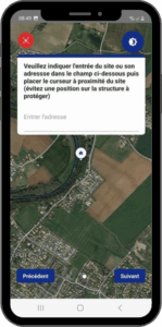 Interface LPS Manager Site Monitoring collecte de données météo foudre sans capteur