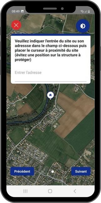 Interface LPS Manager Site Monitoring collecte de données météo foudre sans capteur