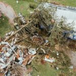 Maison dévastée par un orage d'une violence exceptionnelle dans le Cambrésis — juin 2026