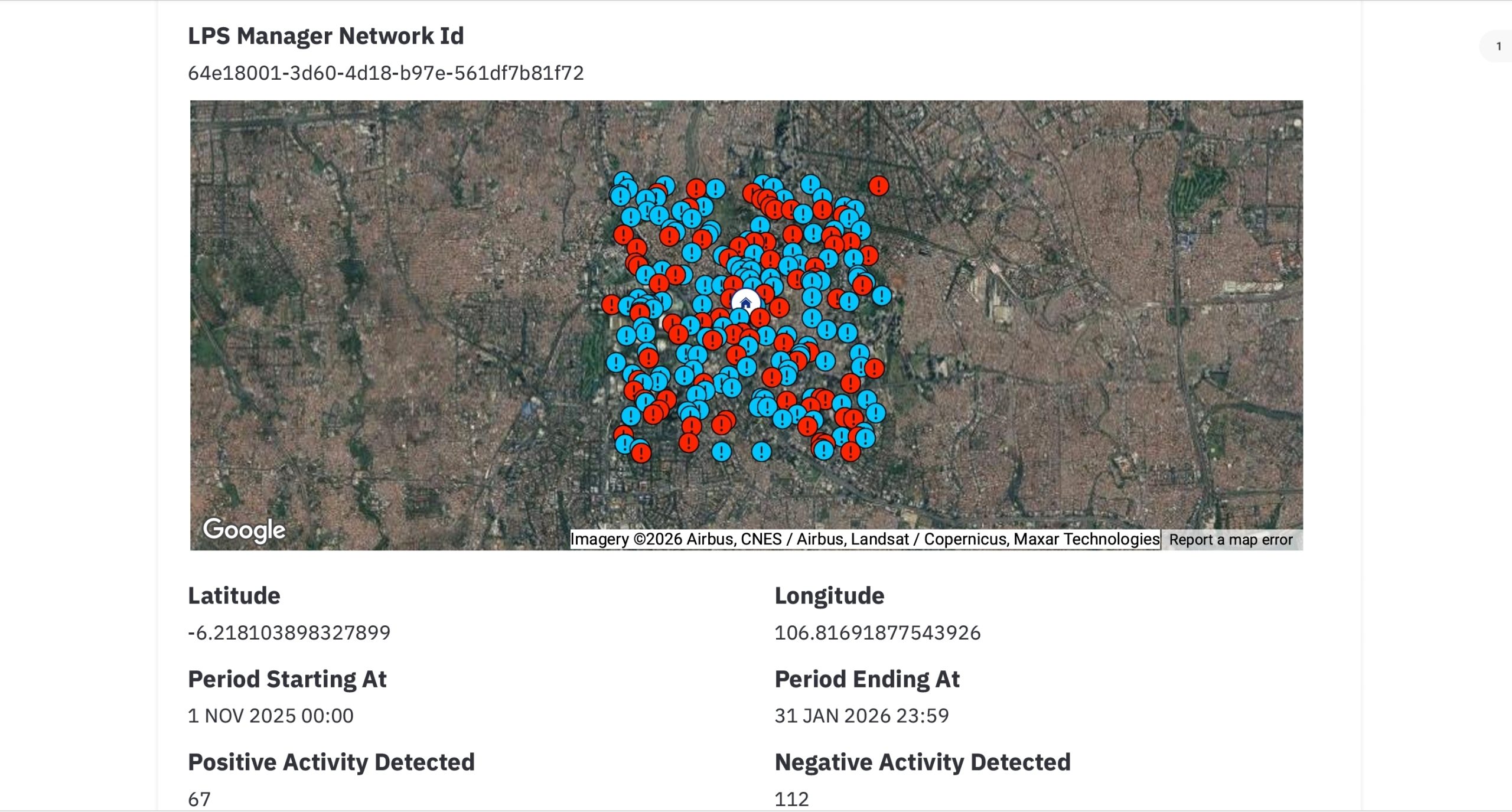 Strike Radar — Rapport carte des impacts foudre